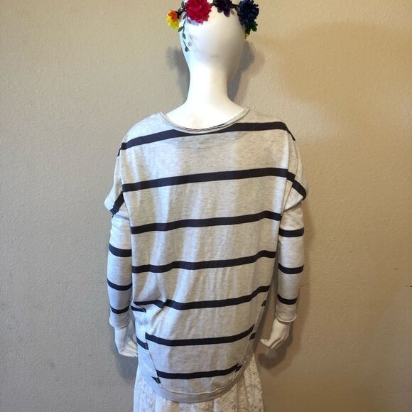 Free People We The Free Upstate Stripe Tee Sz XS - Picture 4 of 8